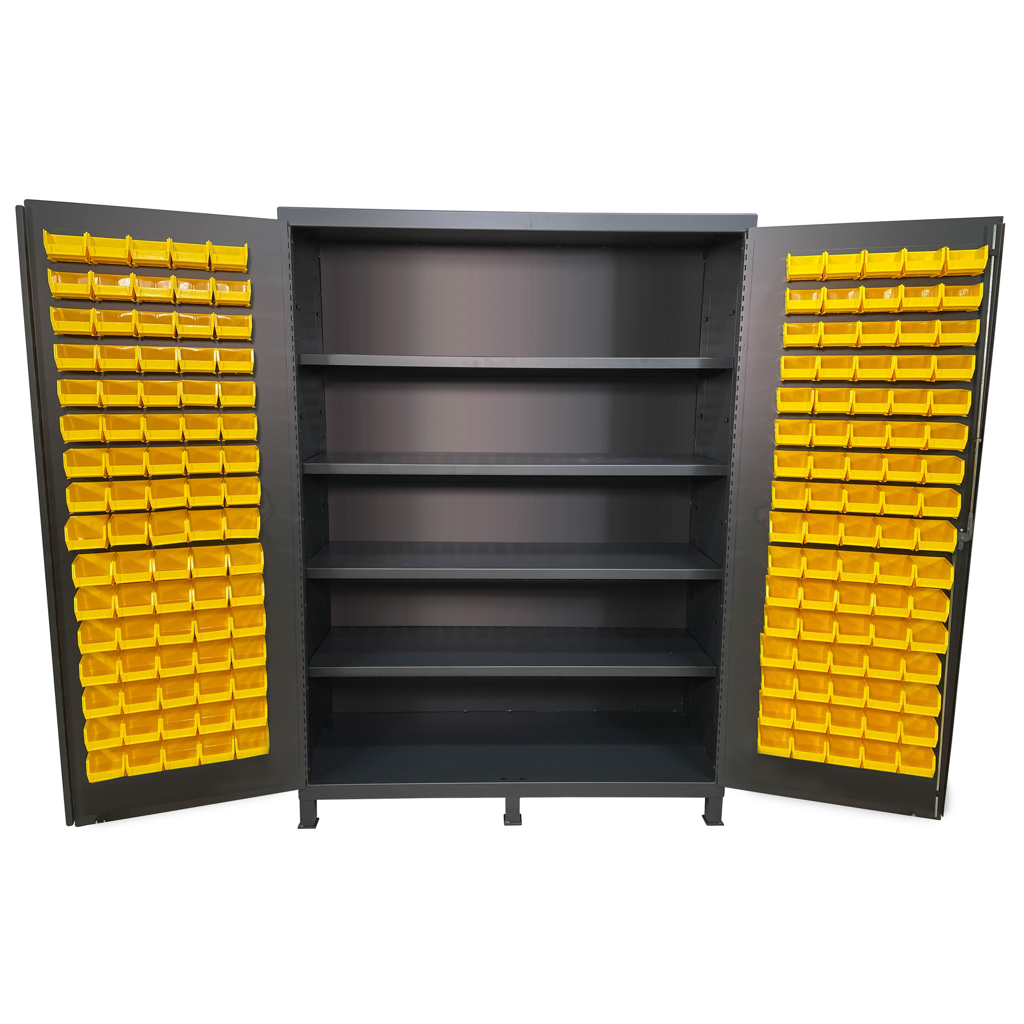 Valley Craft, Bin Shelf Cabinet, Height 84 in, Width 60 in, Bins Included (qty.) 160, Model# F89116